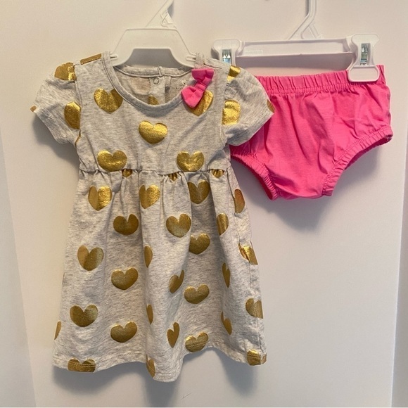 Koala Baby Girl Infant Dress With Bloomers & Bodysuit Bundle Size 6-9 Months - Picture 2 of 10